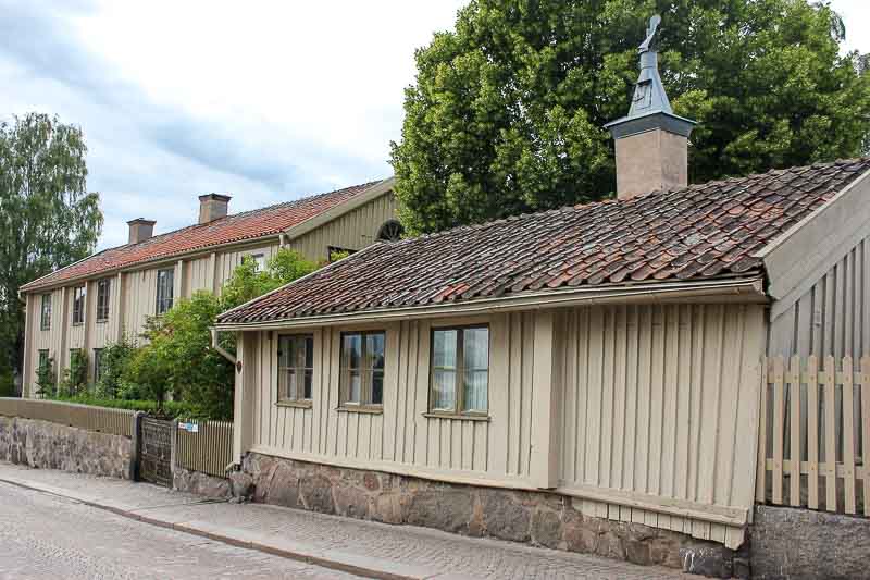 Ziemlich am Ende der Storgatan das Bürgermeisterhaus aus einem Michel-Film. Storgatan in Vimmerby.