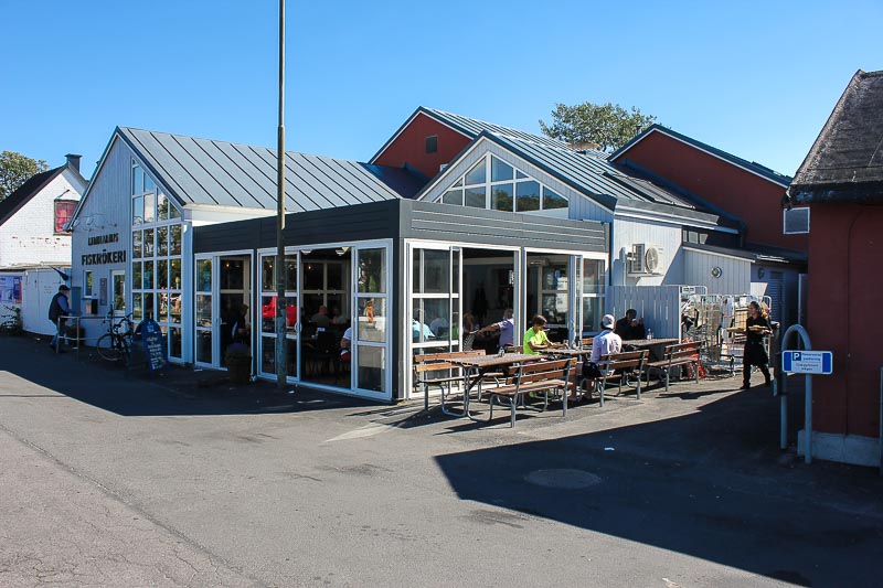 Das Fischrestaurant in Malmö, wo wir sehr gut gegessen haben. Limhamns Fiskrökeri