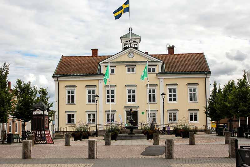 Rathaus in Vimmerby. Rathaus-Vimmerby
