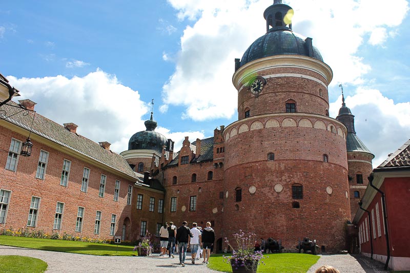 Im Innenhof von Schloß Gripsholm Innenhof Schloß Gripsholm