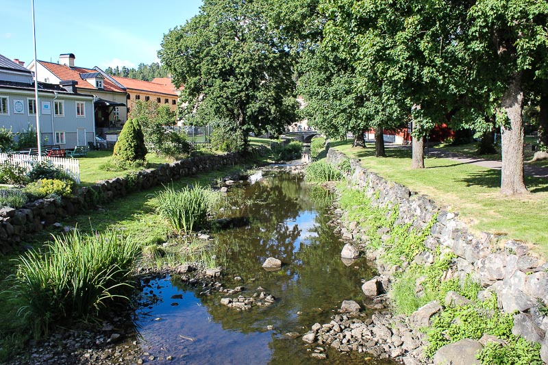 Wenig Wasser im Storån Storån