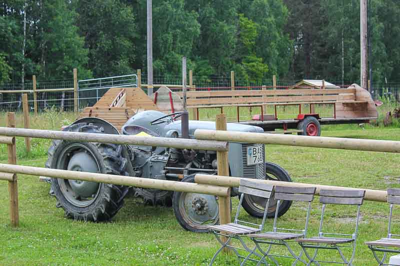 Elchpark Traktor-Elchpark