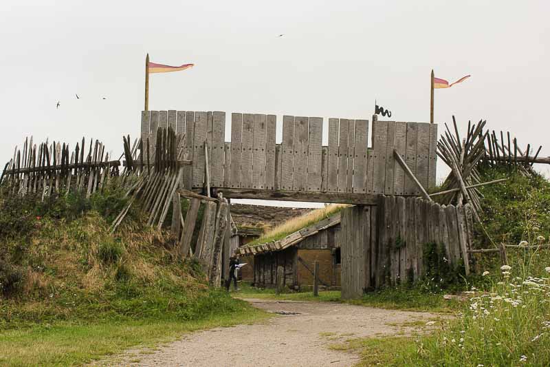 Eingang zum Wikingerdorf Foteviken Eingang zum Wikingerdorf Foteviken