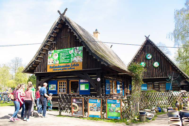 Eingang des Freilichtmuseums Lehde. Freilichtmuseum-Lehde.
