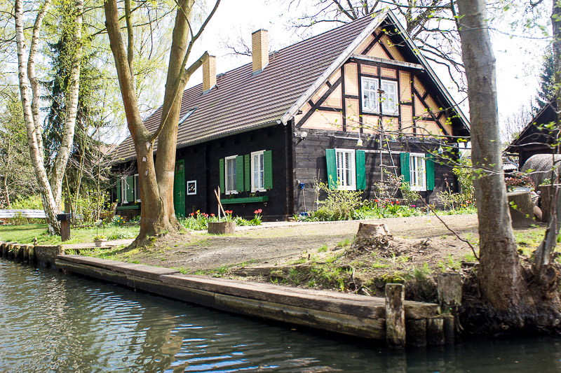 Spreewaldhaus. Spreewaldhaus bei Lehde im Spreewald.