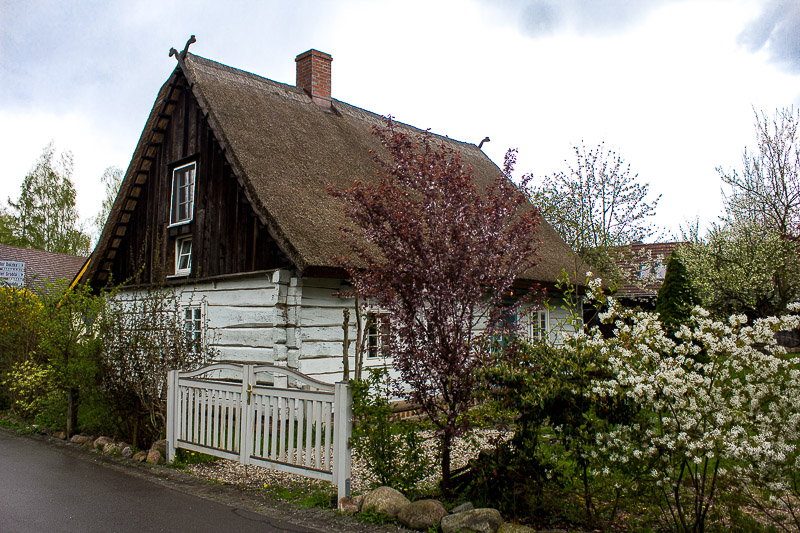 Spreewaldhaus in Lehde. Haus aus Holz in Lehde Spreewald.