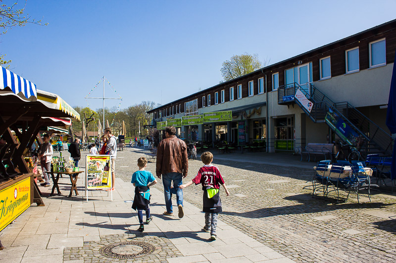 Ankunft am Hafen in Lübbenau großer-Hafen-Luebbenau