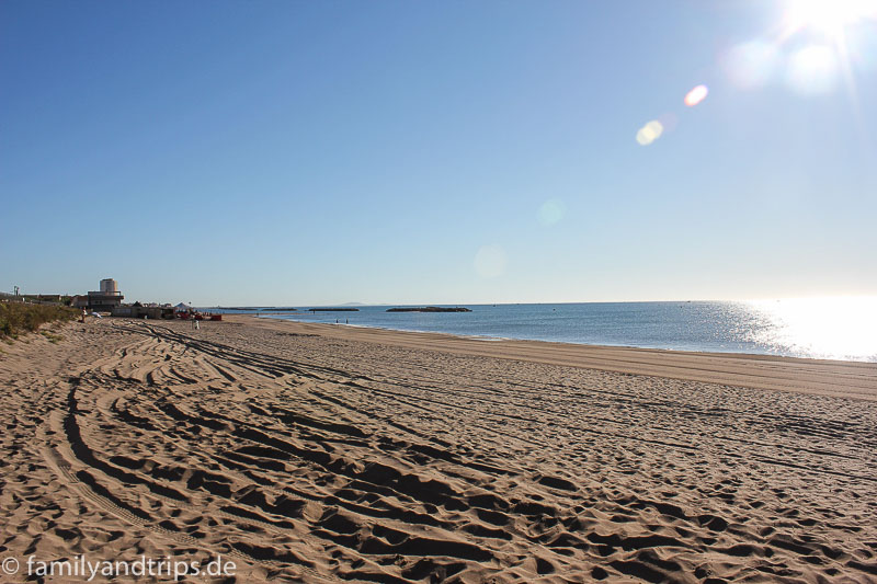 Alles nur für uns. Strand Gruissan.